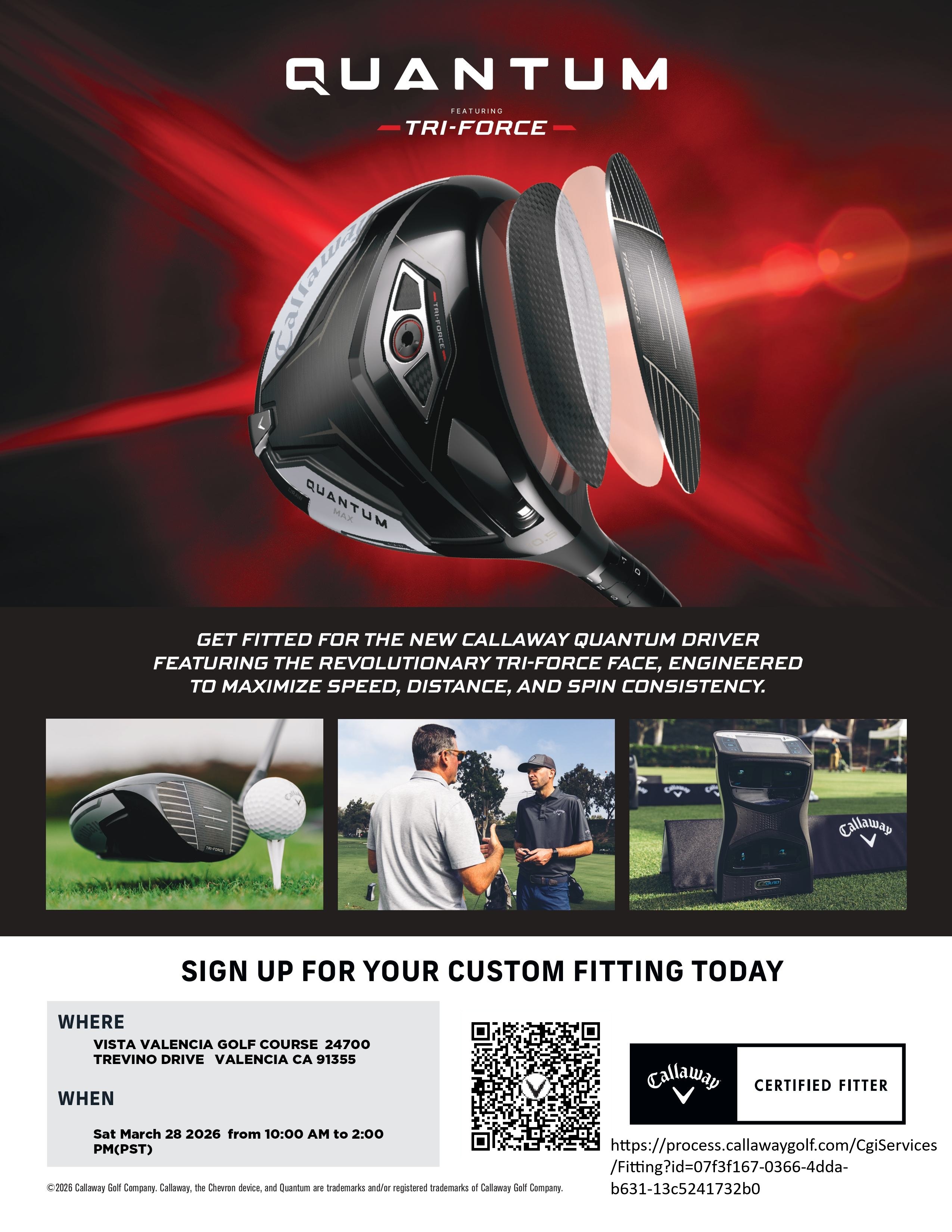 Vista Valencia Golf Course EventPoster link added